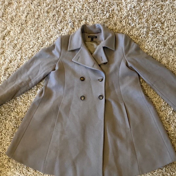 Isabella Oliver grey zip back swing coat - Picture 2 of 7